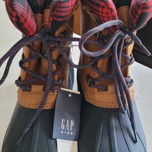 GAP Kids Brown and Black Boots